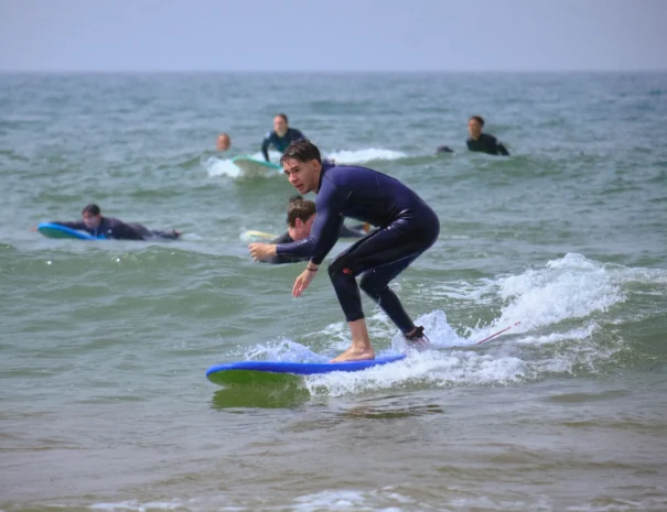 Beginner surfer male